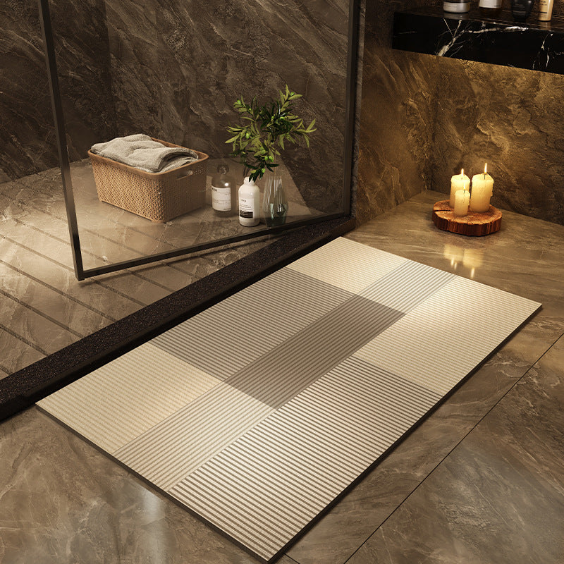 Tapis de salle de bains imprimé à séchage rapide