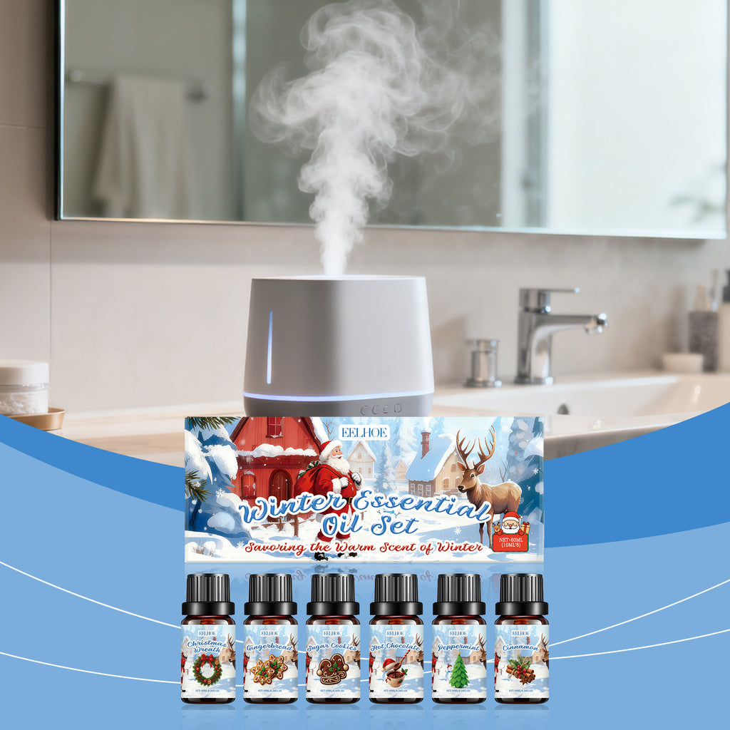 Ensemble d'huile essentielle d'aromathérapie d'hiver 10mlx61box
