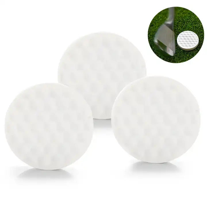 Balle de golf plate en vrac blanc unique