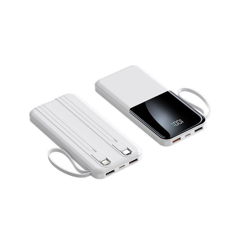 Charge rapide avec câble 20000mAh Grande capacité Portable Portable Power Pack