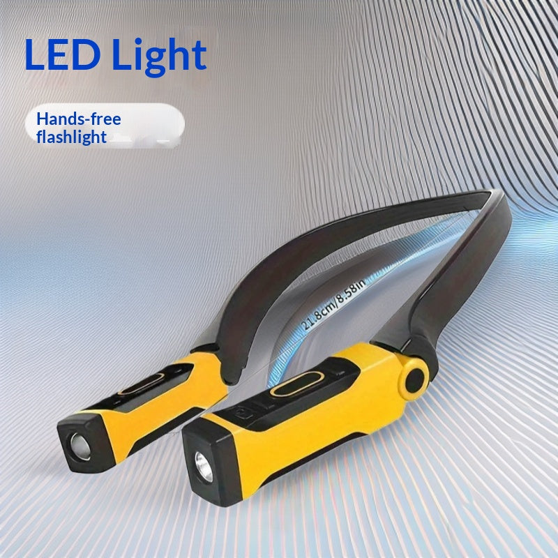 Lumière LED montée au cou pour la lecture et l'étude de la lampe de poche mains-libres