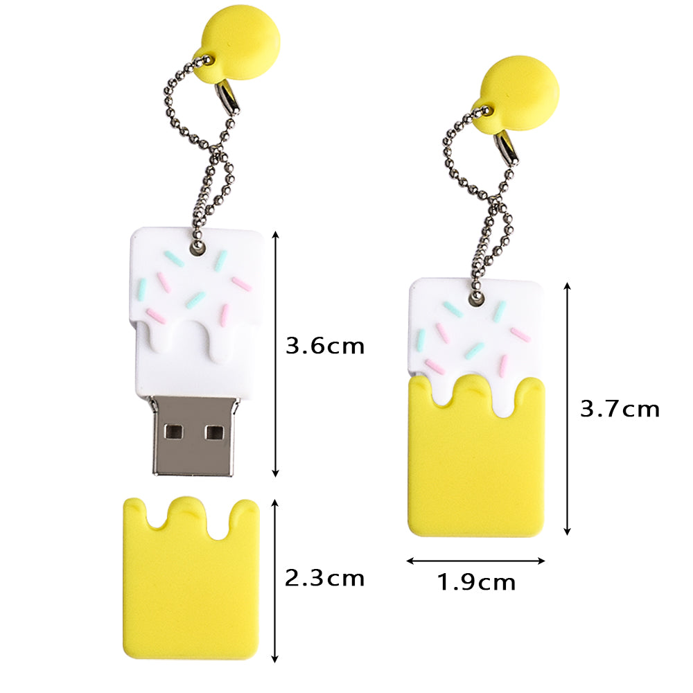 Little Cake Mini Cute Girl Mobile Anti-loss Pendant U Disk