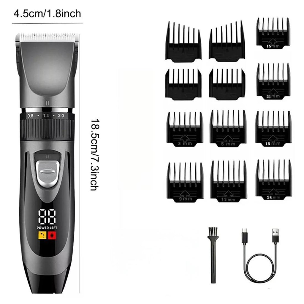 Clippers pour cheveux sans fil pour hommes Hommes Trimmer cheveux ensemble Clippers pour cheveux pour hommes