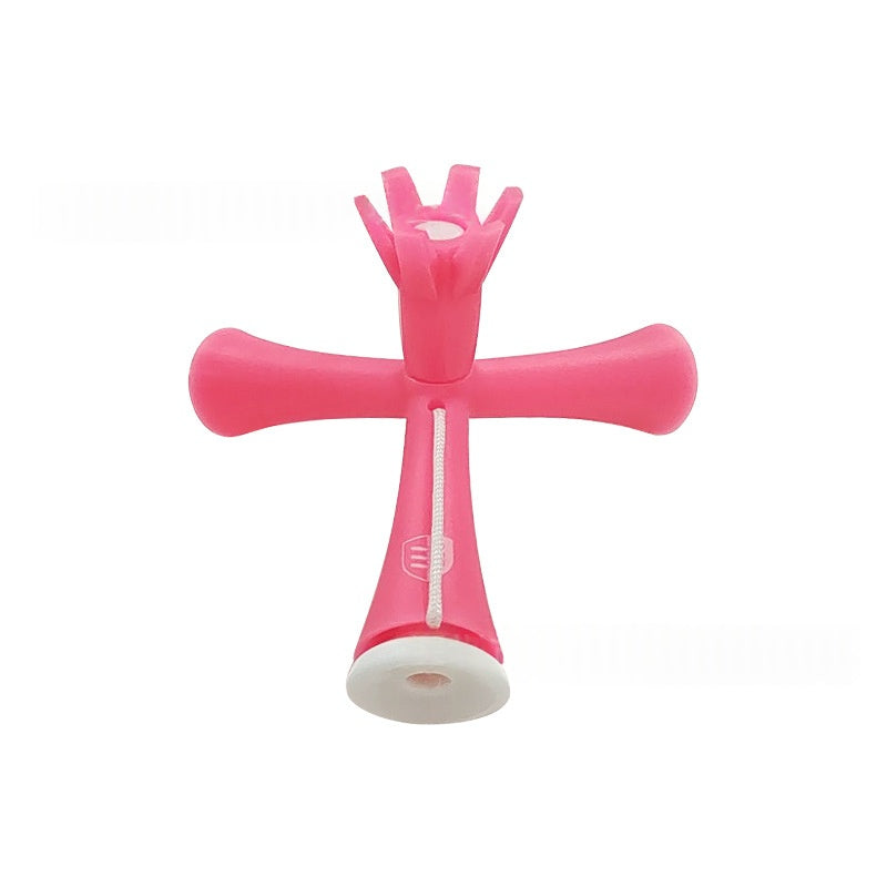 Ajustable Hauteur Portable Soft Rubber Ball Tee de golf pour empêcher la balle de s'envoler