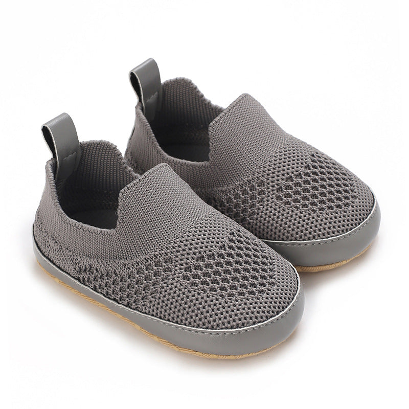 Chaussures Bébé Homme et Femme Bébé Slip-on Soft Bottom Breathable Toddler Shoes