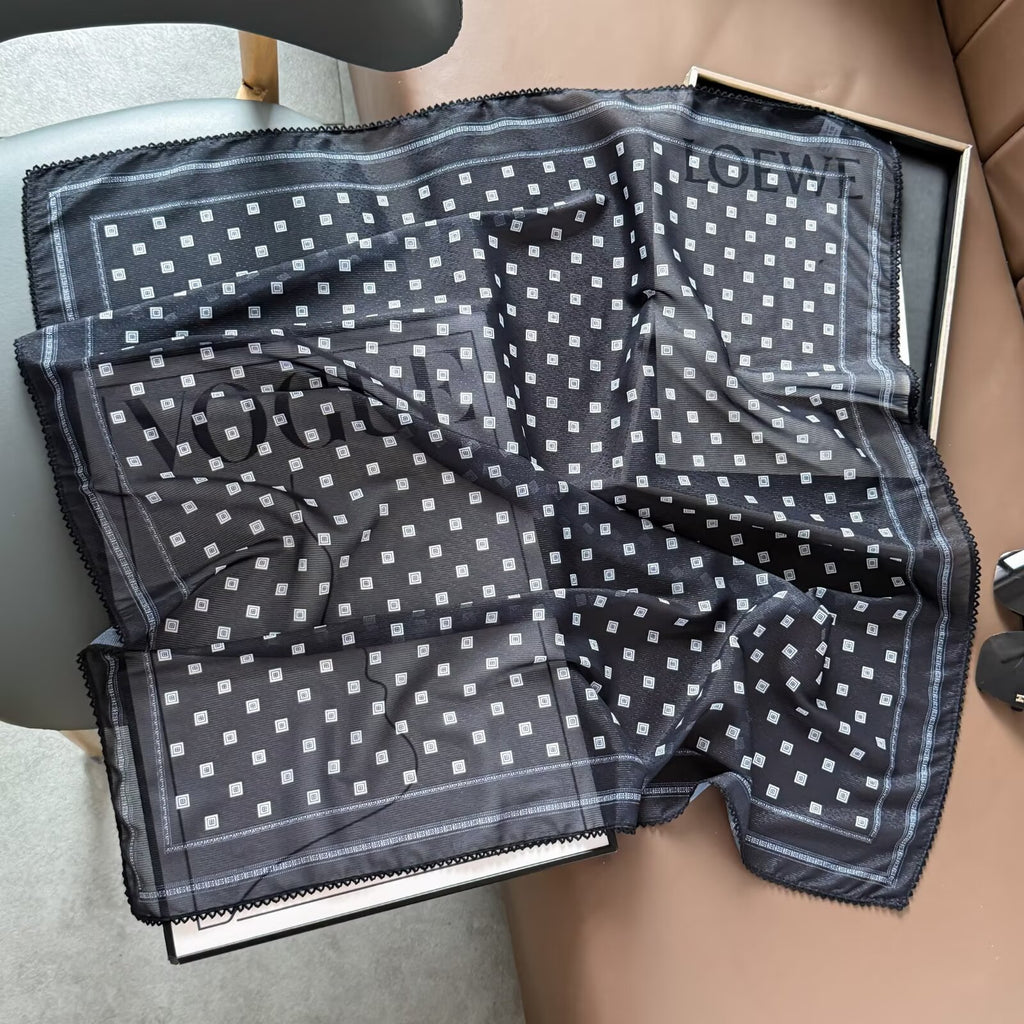 70cm carré Cashew-pattern soie Scarfultrathin et respirant écharpe
