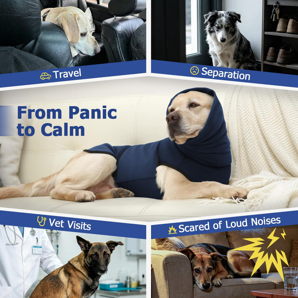 2-en-1 Veste d'anxiété avec hotte