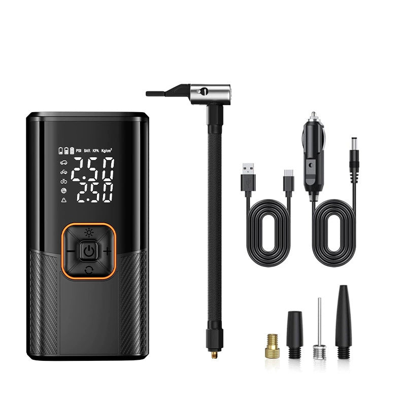 Gonflateur de pneus de voiture sans fil portable