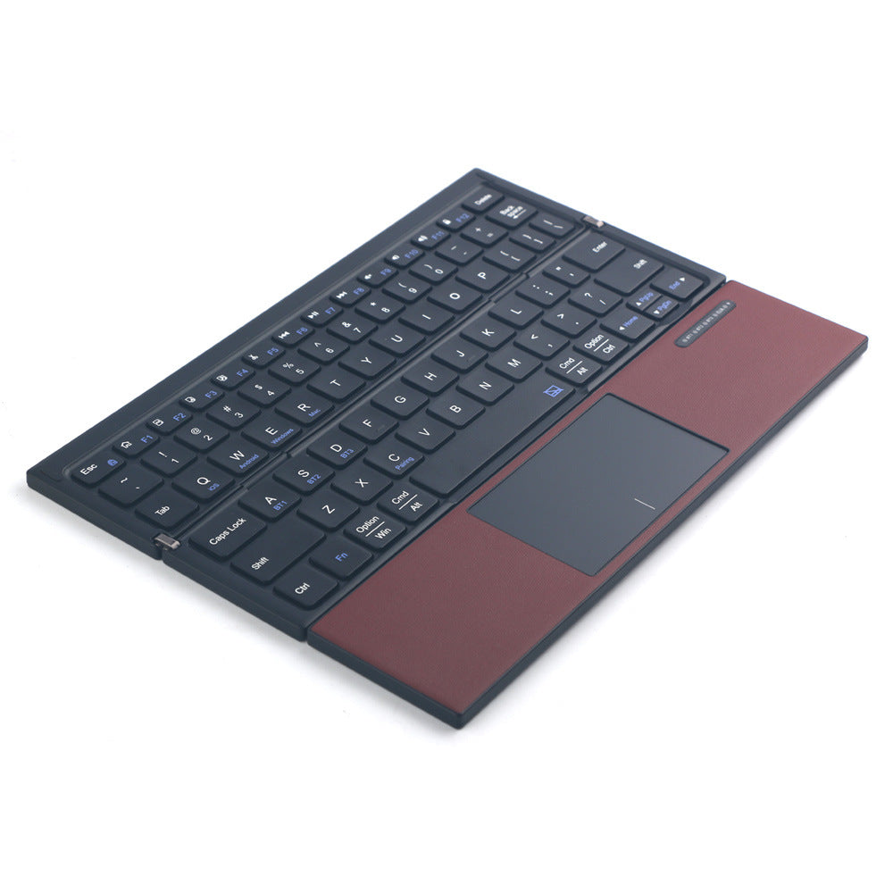 Portable ultra-fin sans fil mini-accordéon style triple Bluetooth clavier