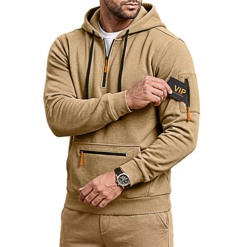 Sweatshirt de sport décontracté plus grand homme