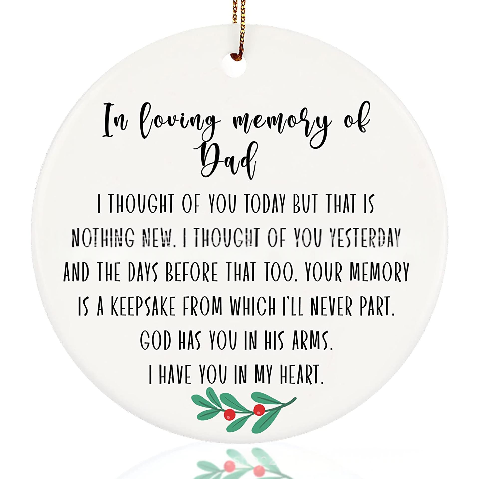 Arrivée Amazon Round Pendentif de Noël en céramique