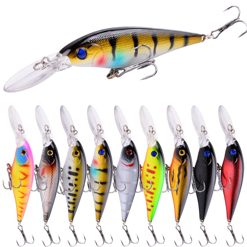 Lure de pêche Minnow 11cm 10g Bâton de langouste flottant