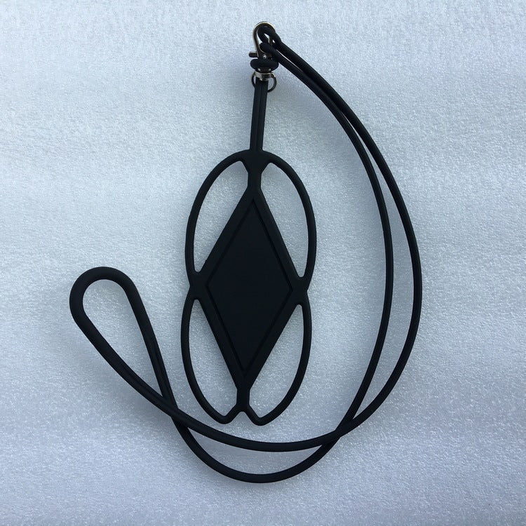 Couverture universelle de téléphone mobile applicable avec boîtier en silicone Lanyard