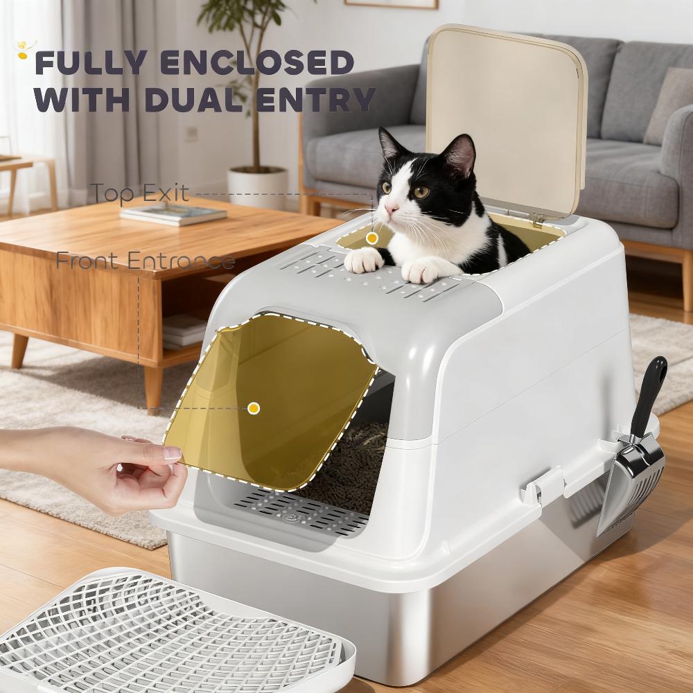 Boîte à litière pour chats