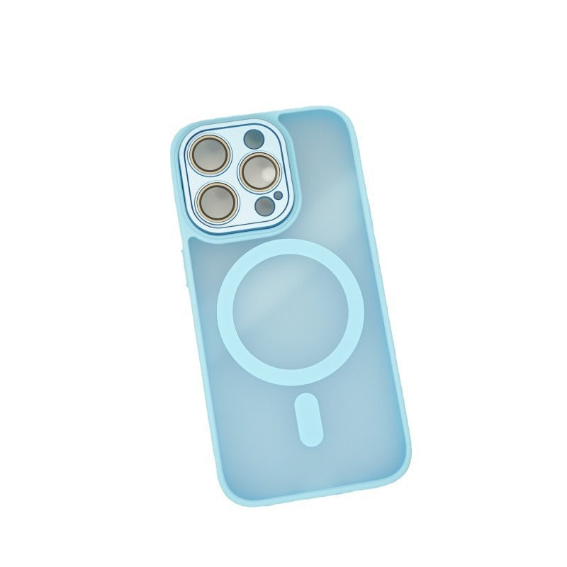 JD Magnetic Matte Phone Case Tout inclus résistant à la chute