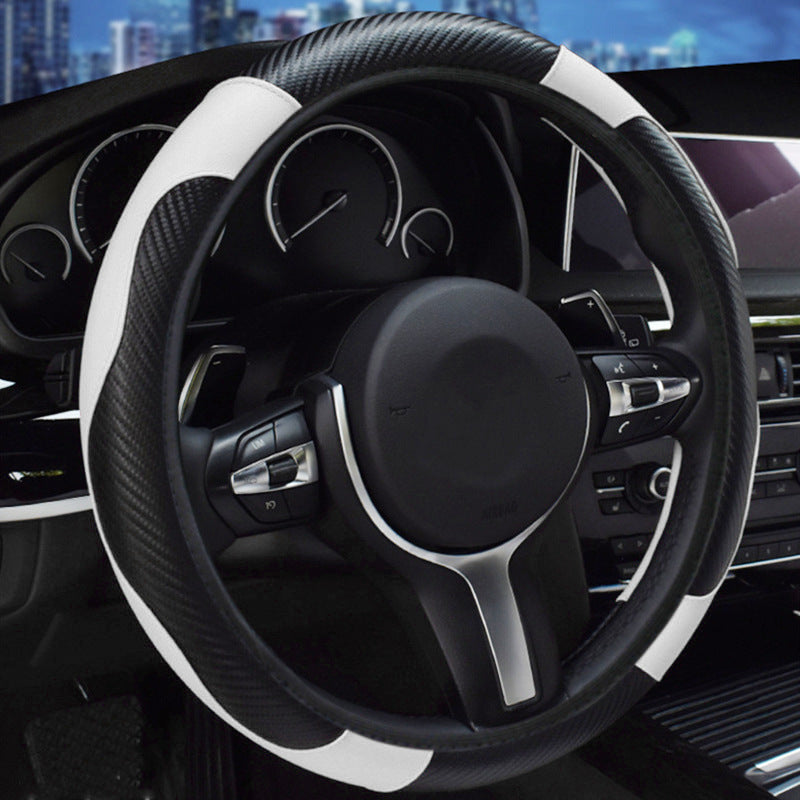 Couverture de volant de voiture cuir élastique sans vis
