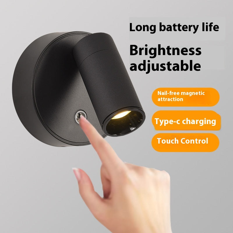 Wi-Fi gratuit sans punch côté lampe murale rechargeable
