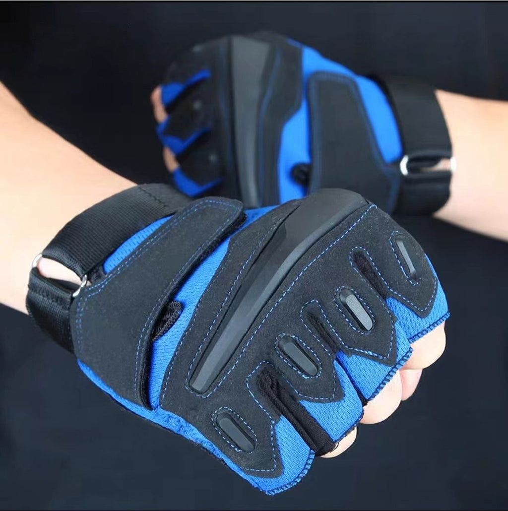 Style étudiant Gants à moitié doigt pour les hommes fitness en plein air et conception sans doigt de vélo
