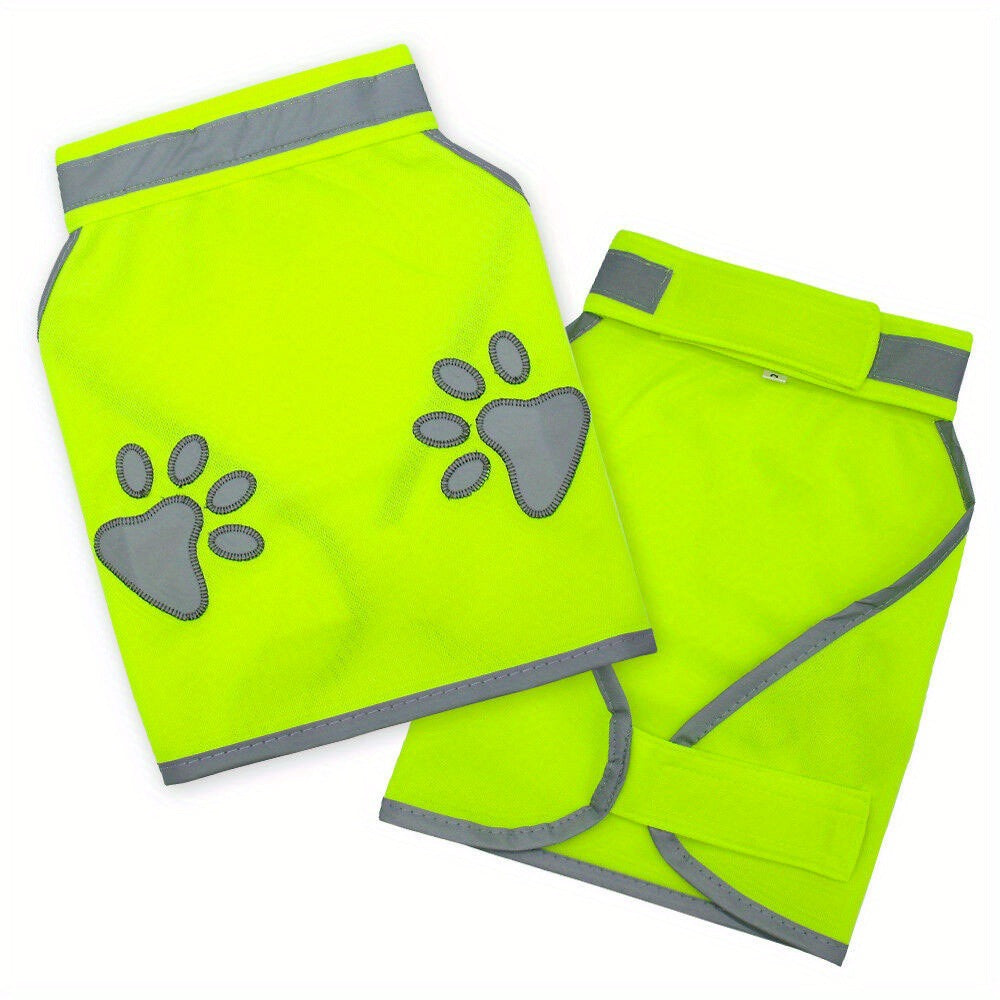 Pet Leash Veste de vie réglable réfléchissante respirant