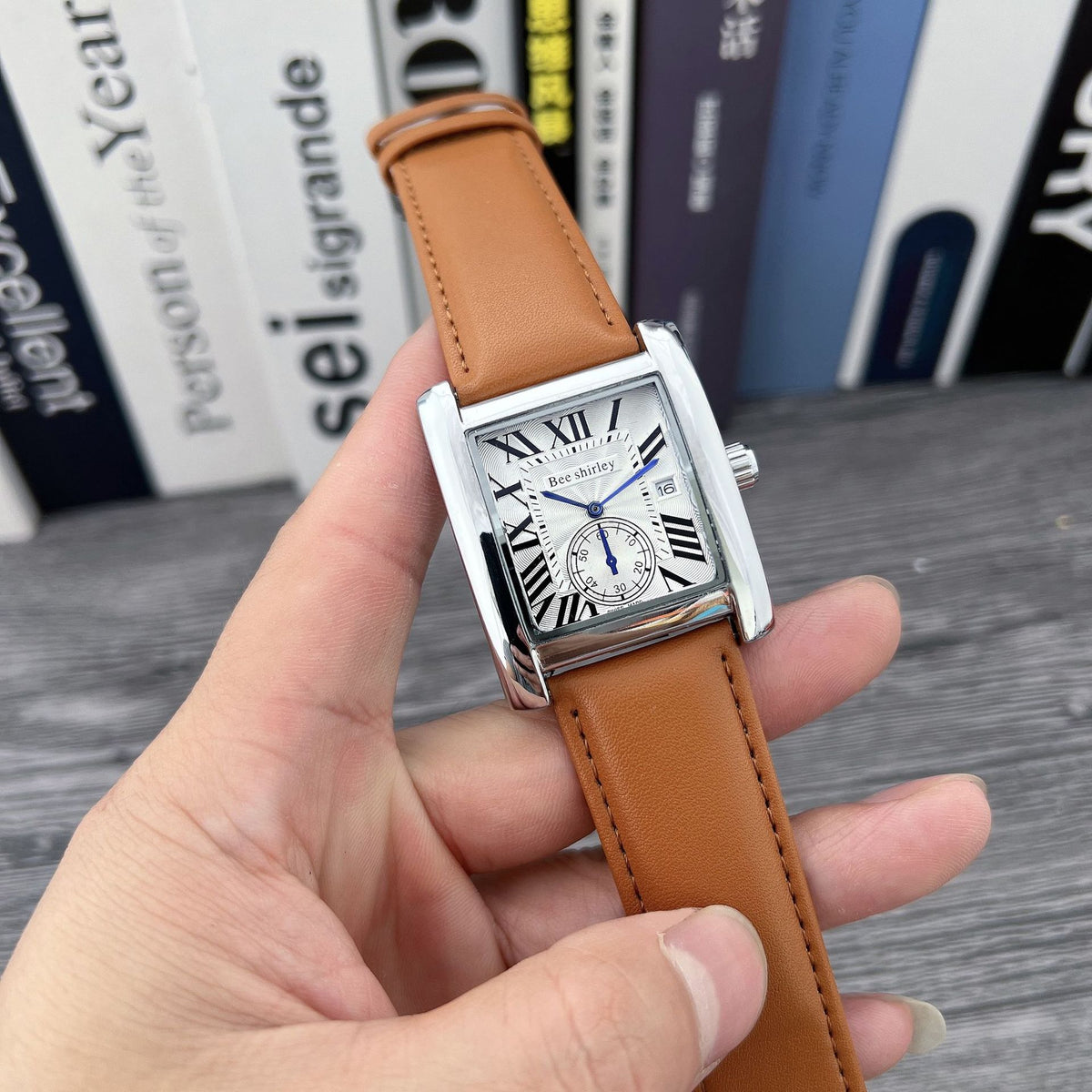 Montres à quartz carré hommes