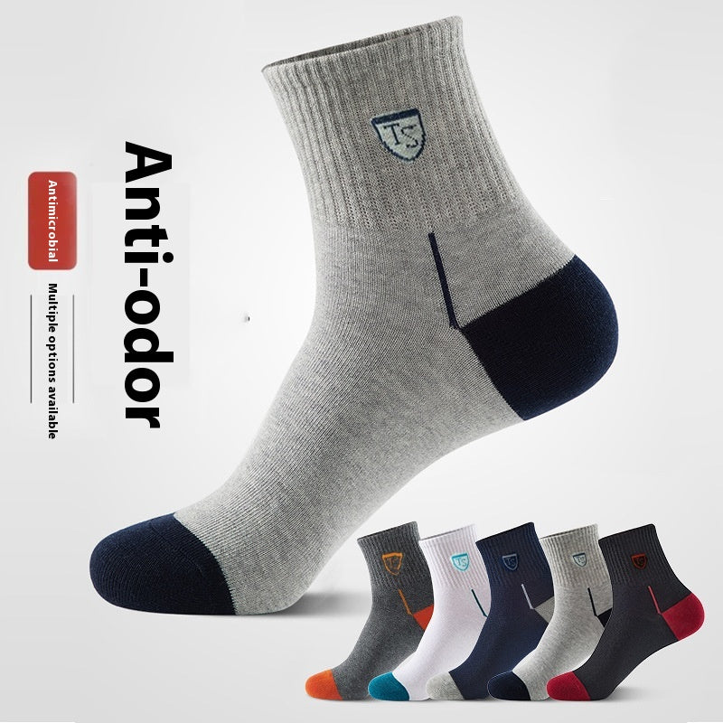 Chaussettes masculines désodorisantes de basketball de sport