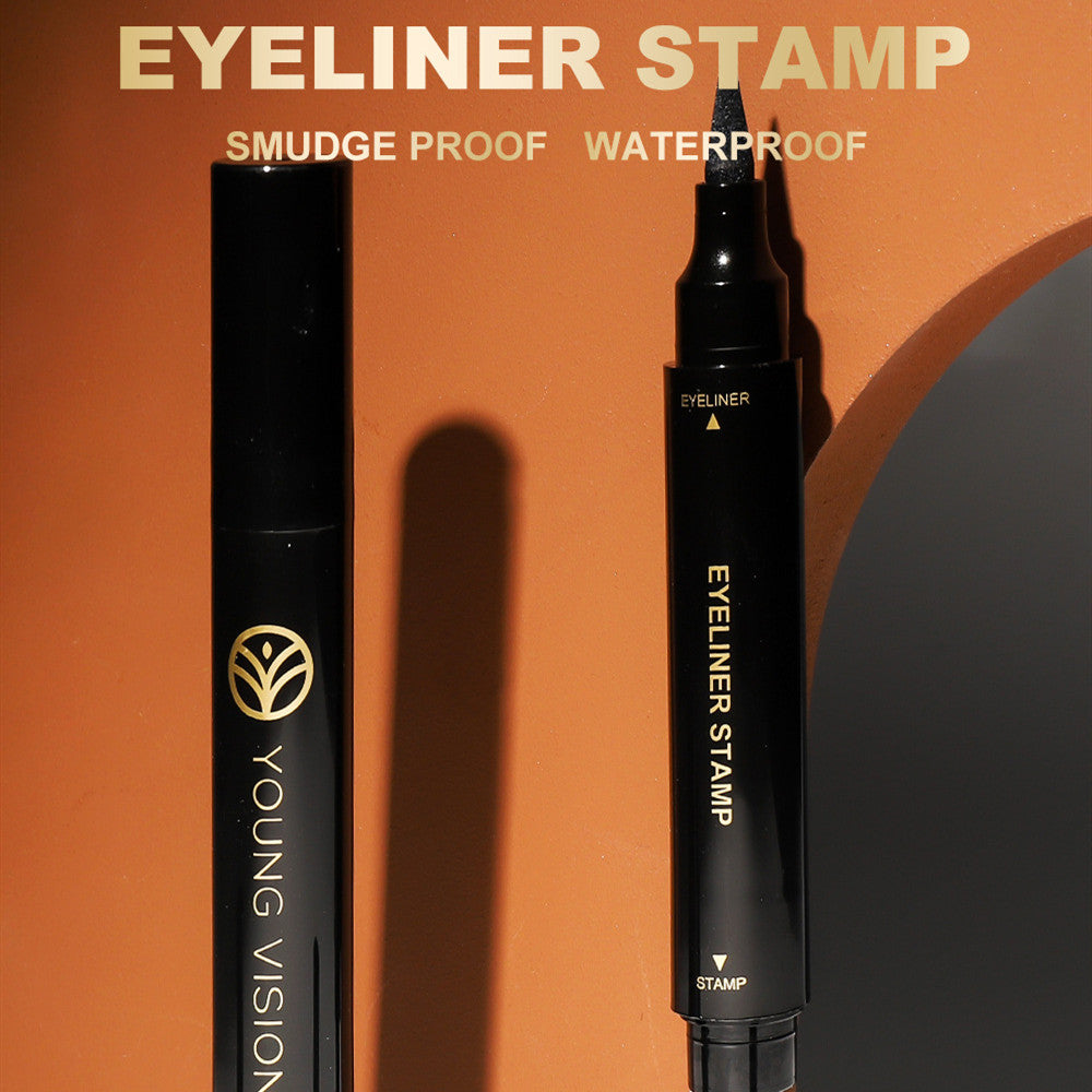 Eyeliner de phoque noir et blanc pas facile à écraser