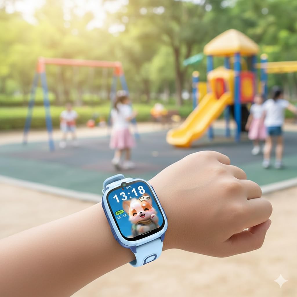 4G Enfants Smartwatch D53 Localisateur GPS Tracker Vidéo Appel Smart Watch For Children Imperméable