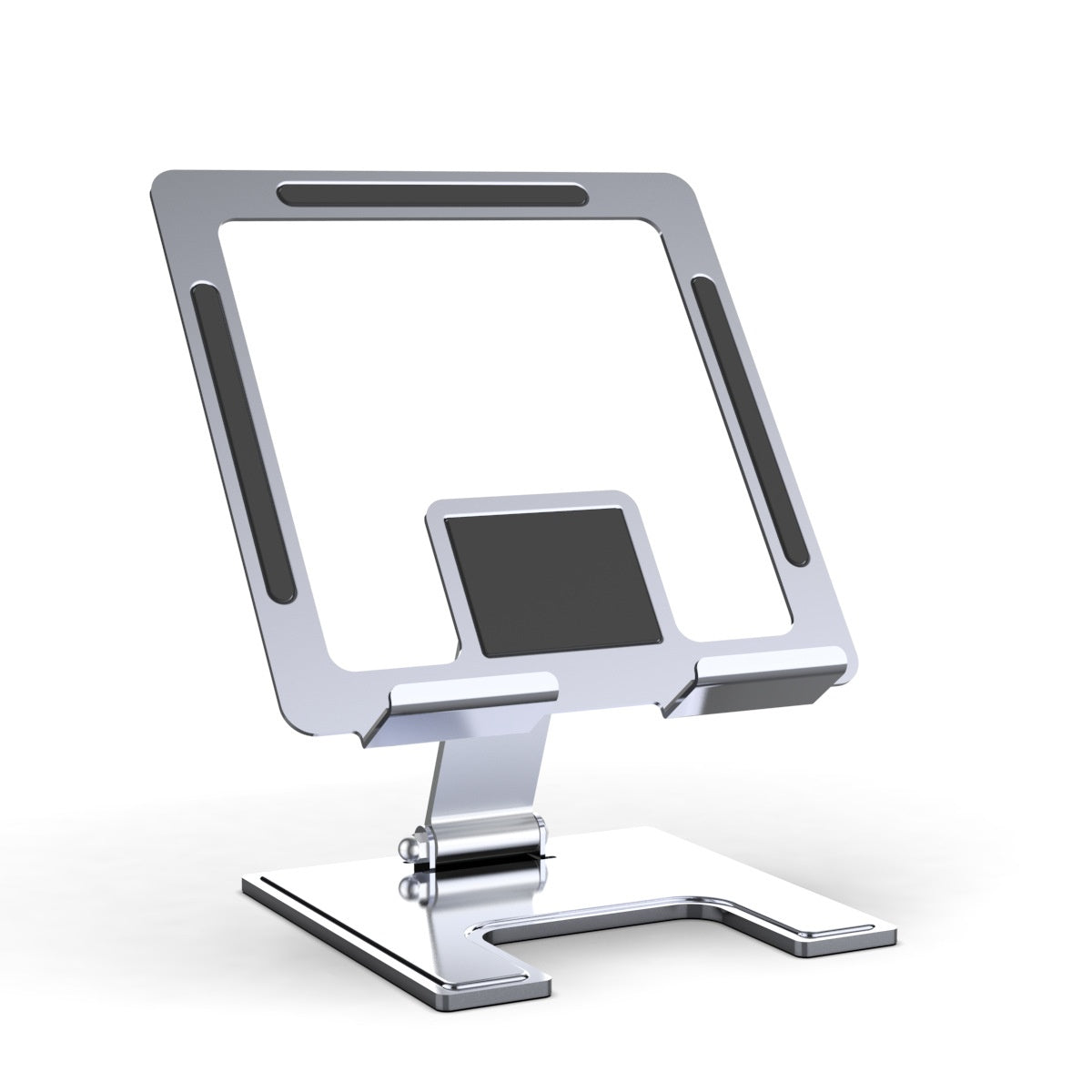 Support en métal rotatif pliable pour bureau plat