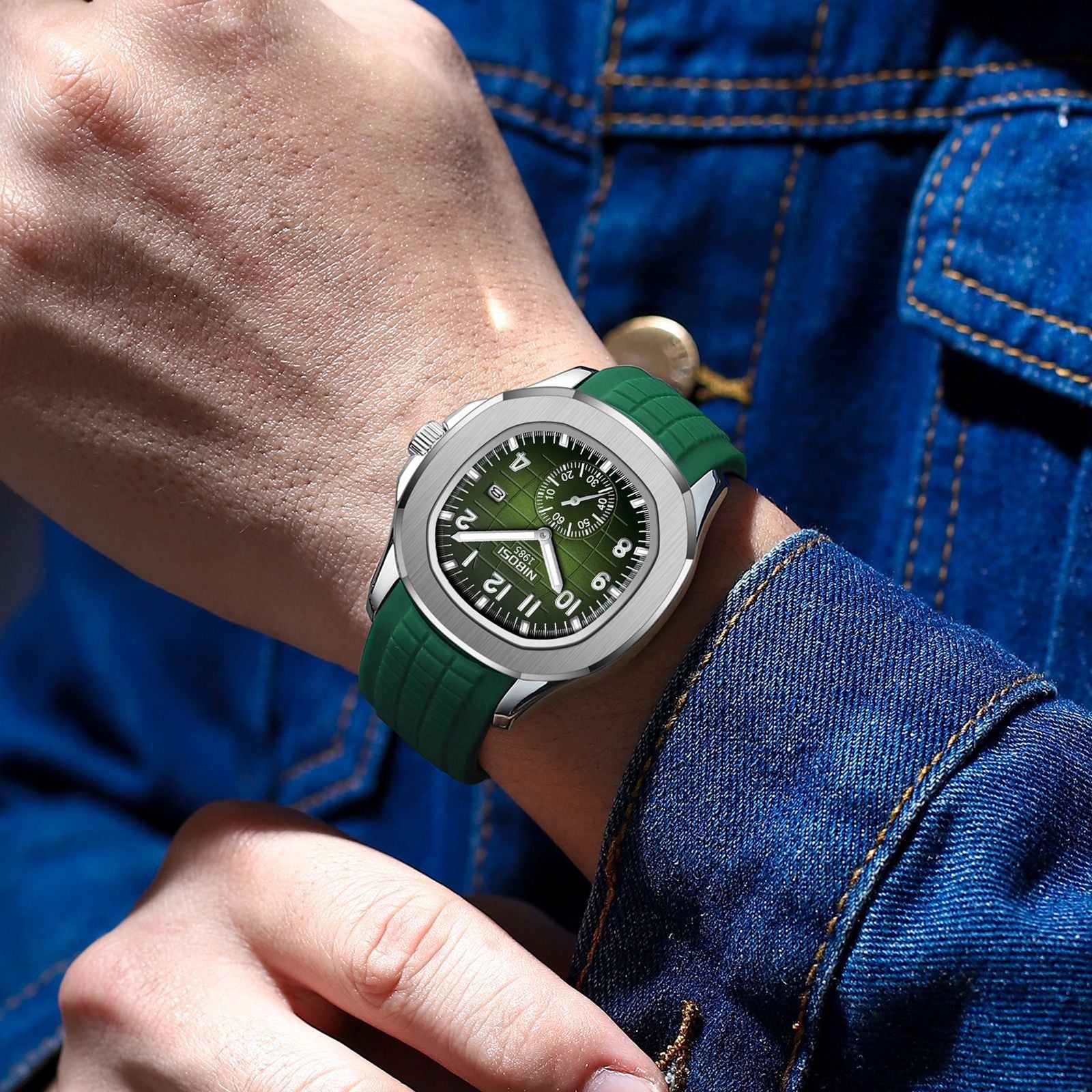 Montre Imperméable Lumineuse Quartz Homme multifonctionnelle