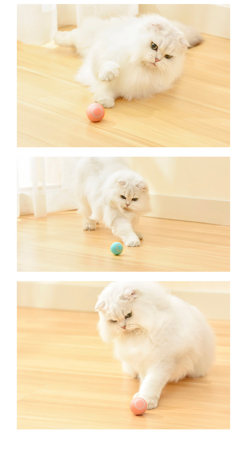 Chat Gravity Intelligent Rolling Ball Tease Toy Pet Balle rotative automatique