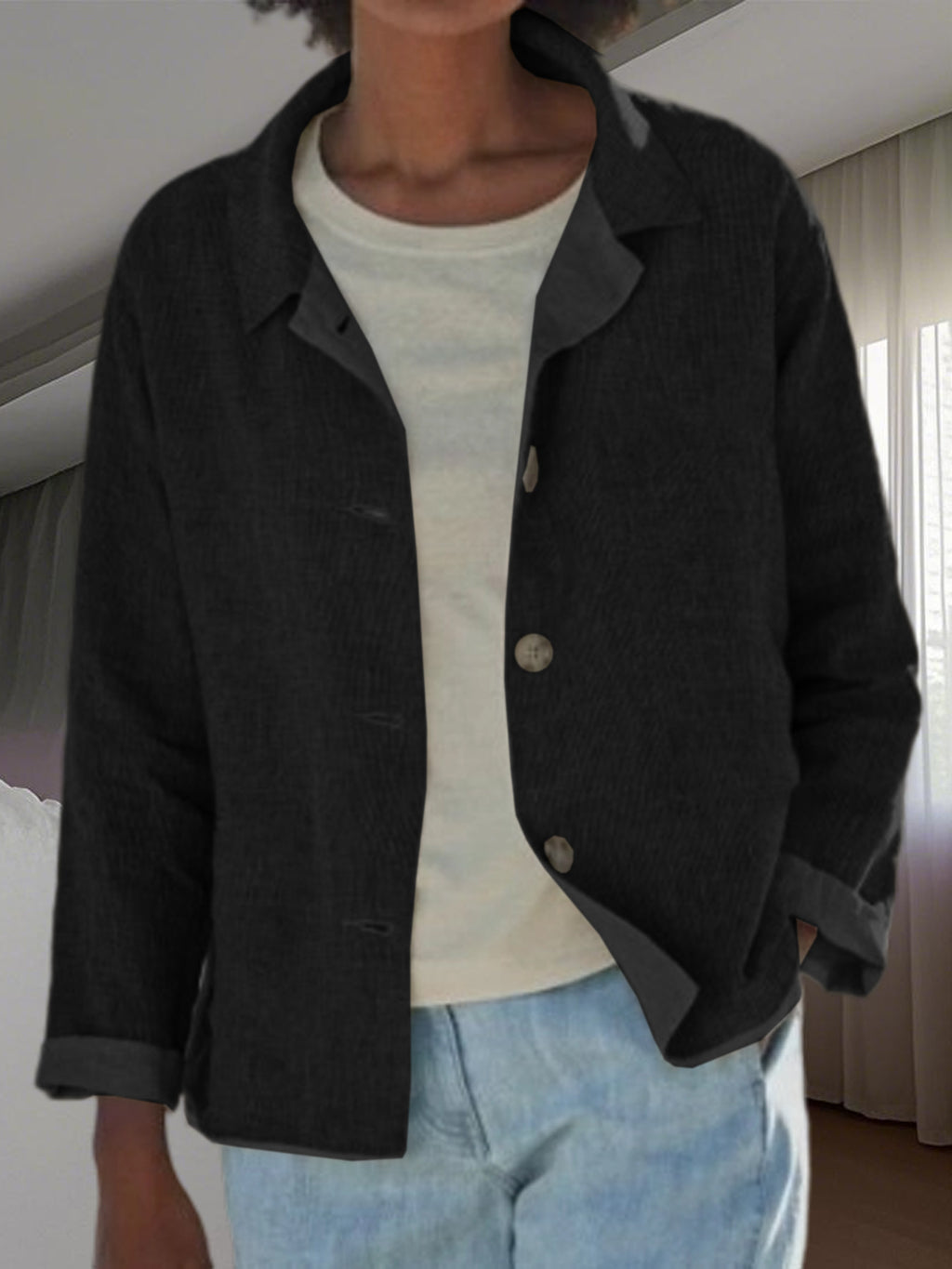 Veste de couleur unique populaire européenne et américaine pour femme amazonienne
