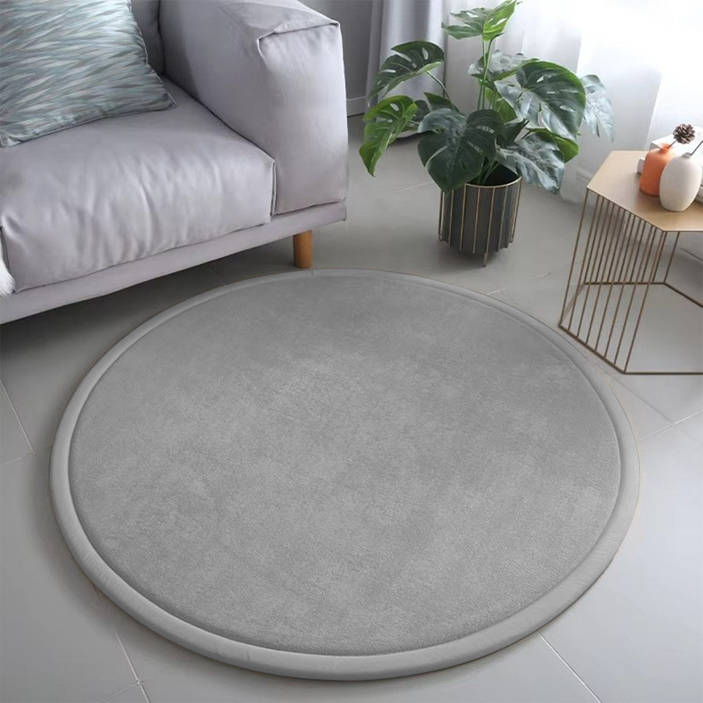 Tapis rond éponge épaissé