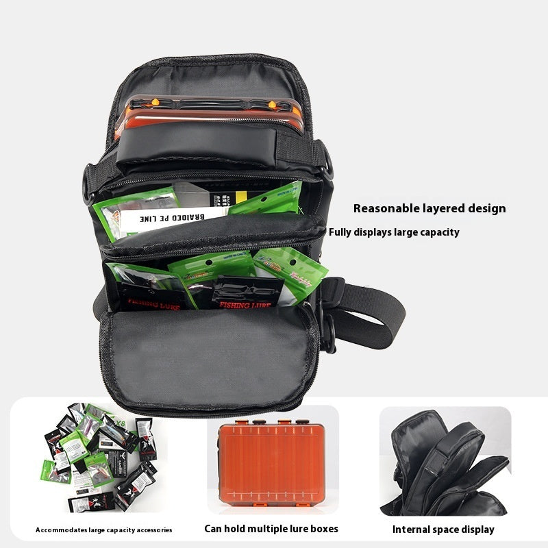 Sac à dos pratique de pêche sportive de plein air pour hommes