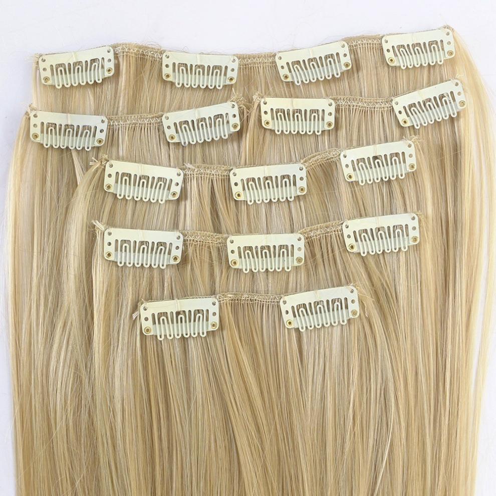 Ensembles d'extension de cheveux humains de tressage Perruque synthétique