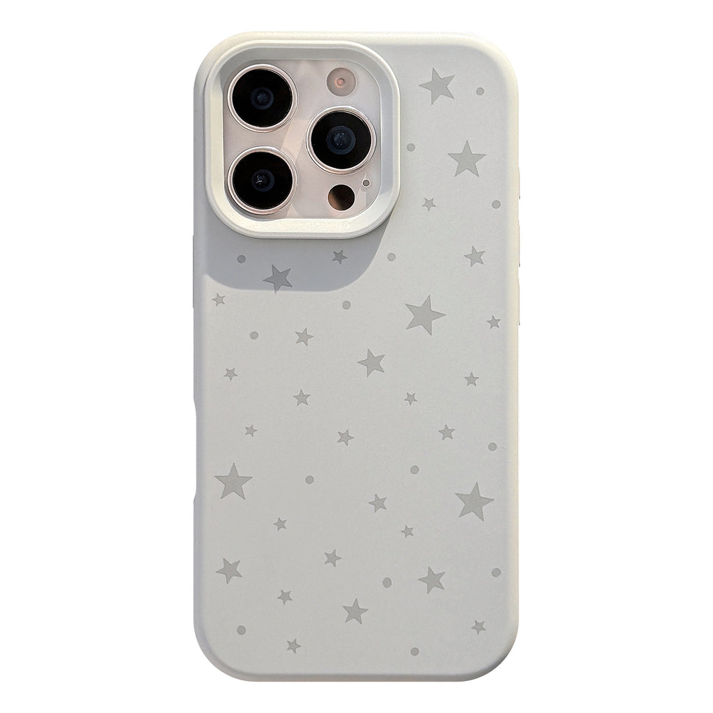 Boîtier de téléphone en silicone Grey Star conçu de façon minimale