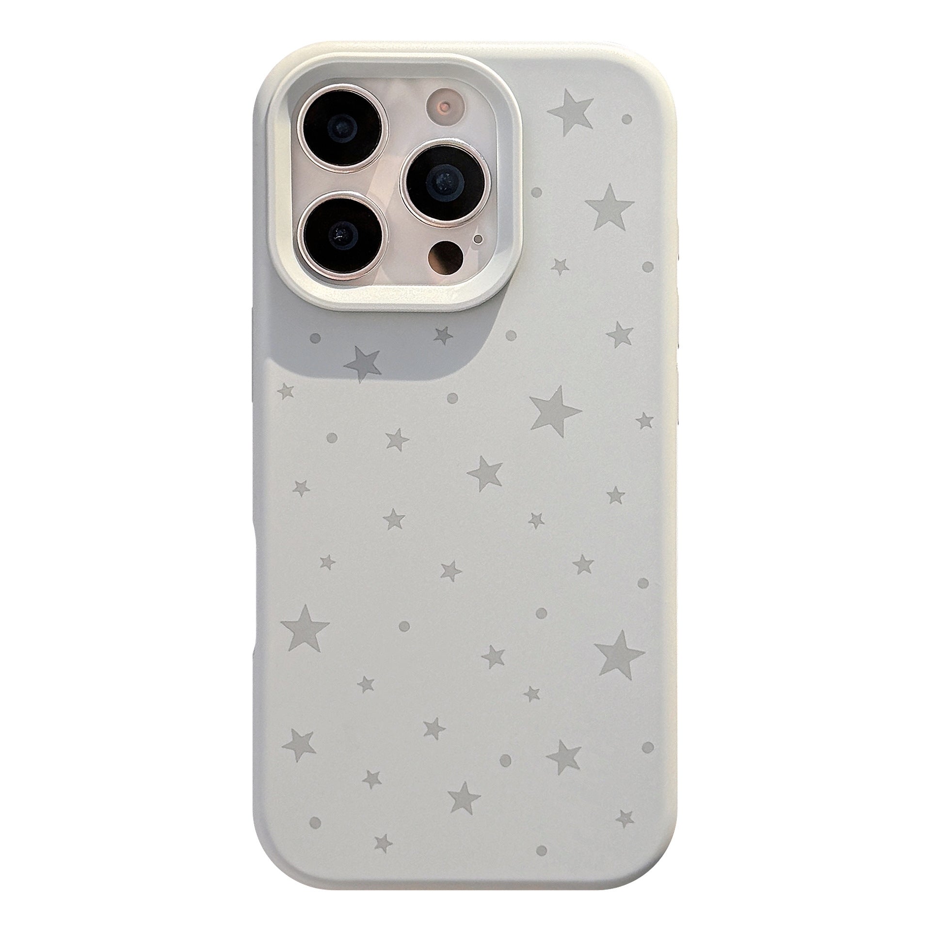 Boîtier de téléphone en silicone Grey Star conçu de façon minimale