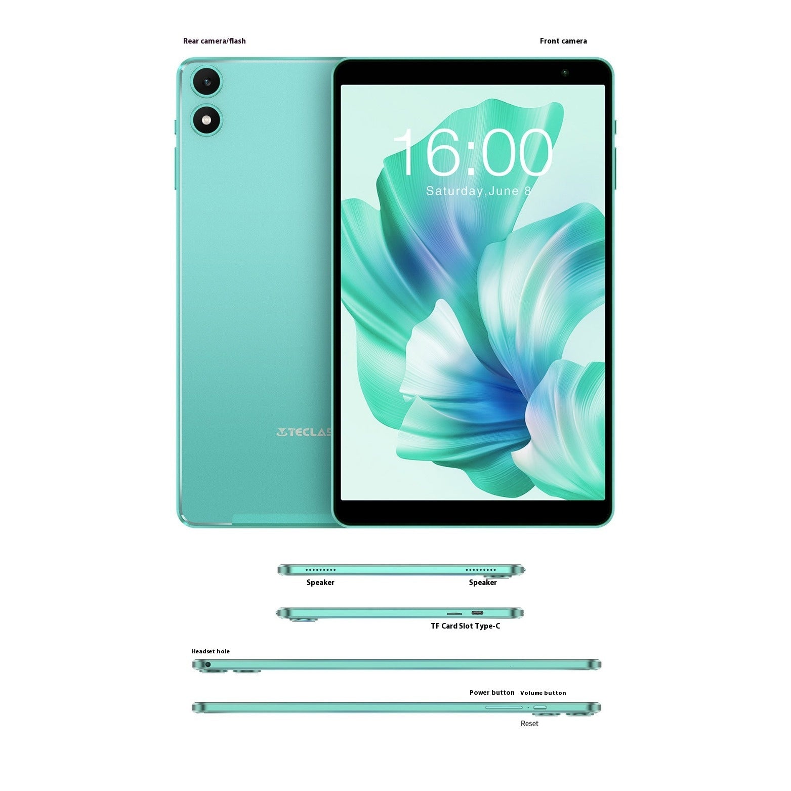 Android 13 Comprimé 8 pouces HD huit-core étudiant 4GB 64GB