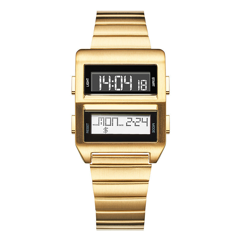 Montre numérique rétro Montre électronique à affichage multifonction