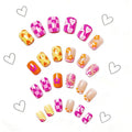 Cute Colorful Summer Little Flower Press-On Nails