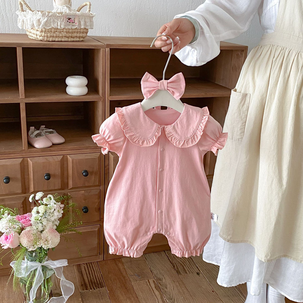 Robe à manches courtes pour bébés