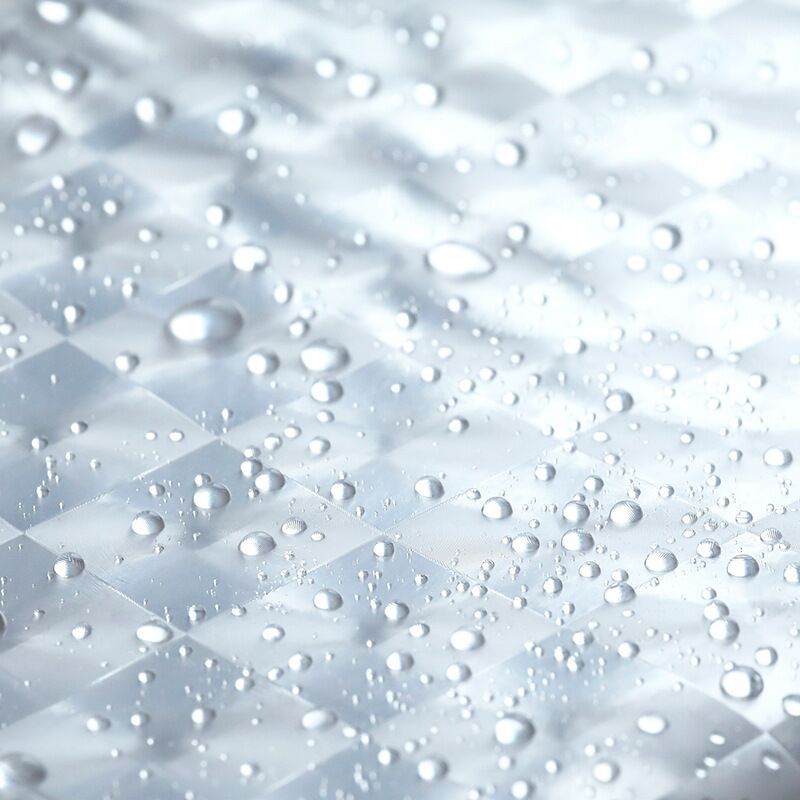 Splicing Translucent imperméable salle de bain salle de bain douche rideau de cloison