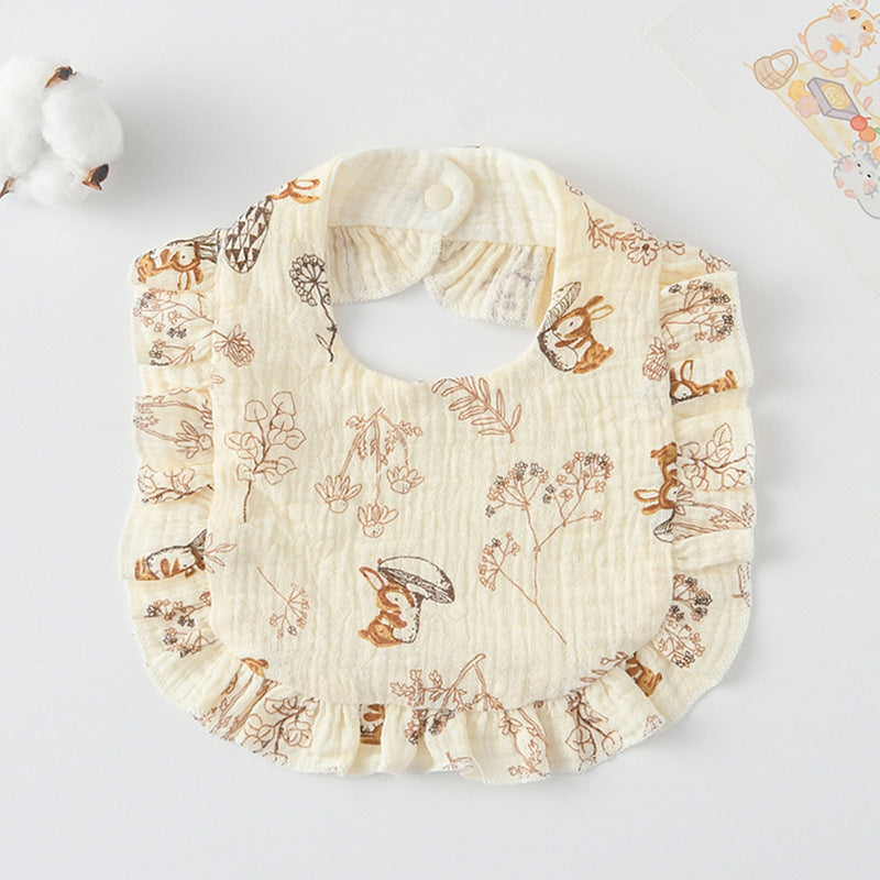 Bébé Muslin Bibs Adorable Animal Bandana Drool Bibs Pour Garçons et Filles Ultra Soft & Absorben