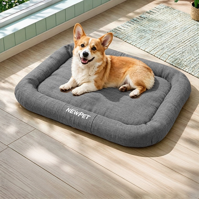 Tapis de lit en cuir pour animaux de saison