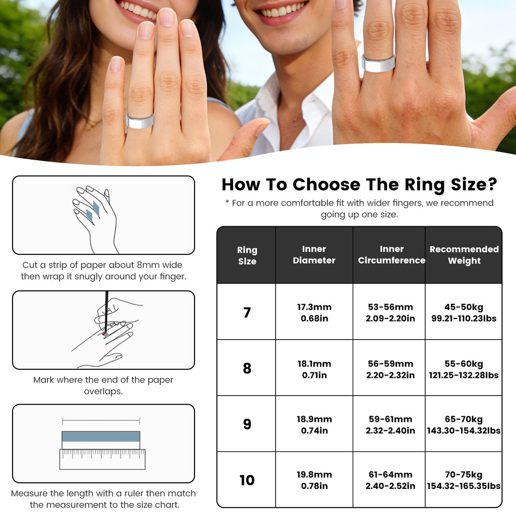 Smart Ring Health Tracker Fitness Sleep Stress HRV Tracker avec charge Cas magnétique Cha