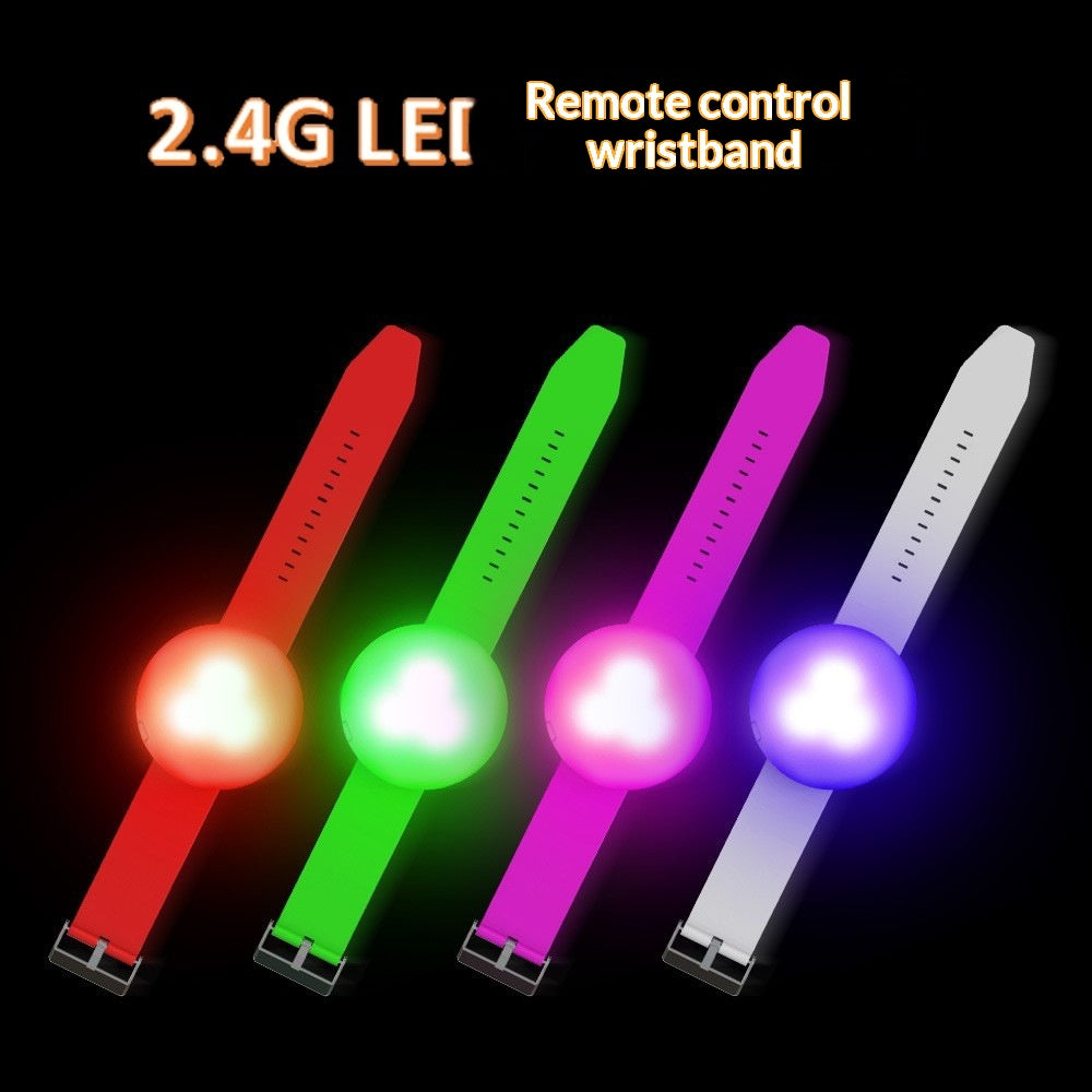 Bracelet Glowing à télécommande Concert Cheer LED Light-Up Bracelet