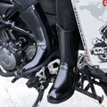 Bottes de moto à zip latéral pour hommes