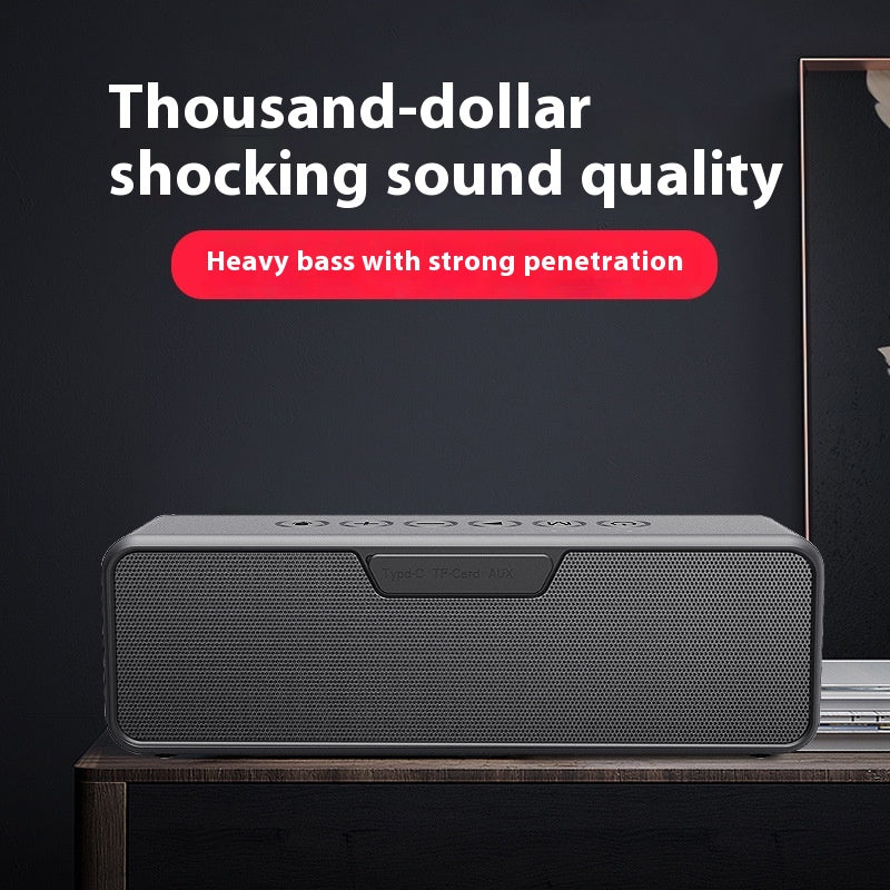Haut-parleur Bluetooth Portable Outdoor Waterproof Bluetooth 50 Subwoofer