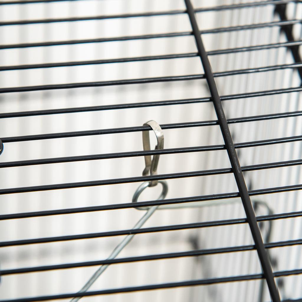 Cage d'oiseau intérieur en métal de 45 pouces