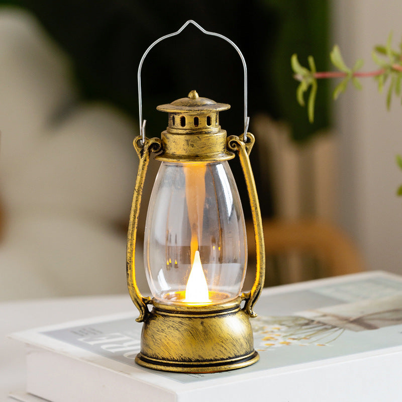 Lampe de bougie électronique Led Ins Internet Célébrité Bureau décoratif Cheval Lanterne Ornamen