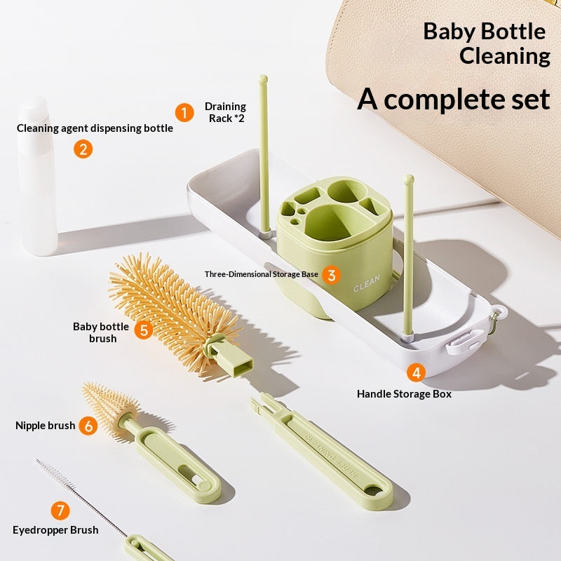 Set de nettoyage portable 7-en-1 pour bébé pour bébé
